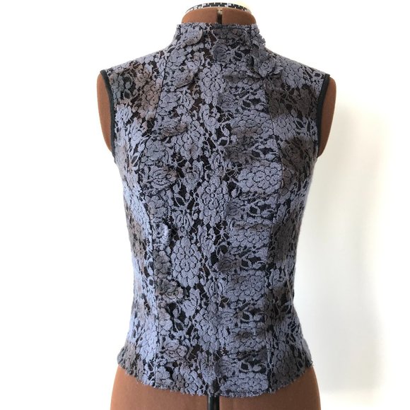 Lace Fitted Shell - Picture 3 of 8